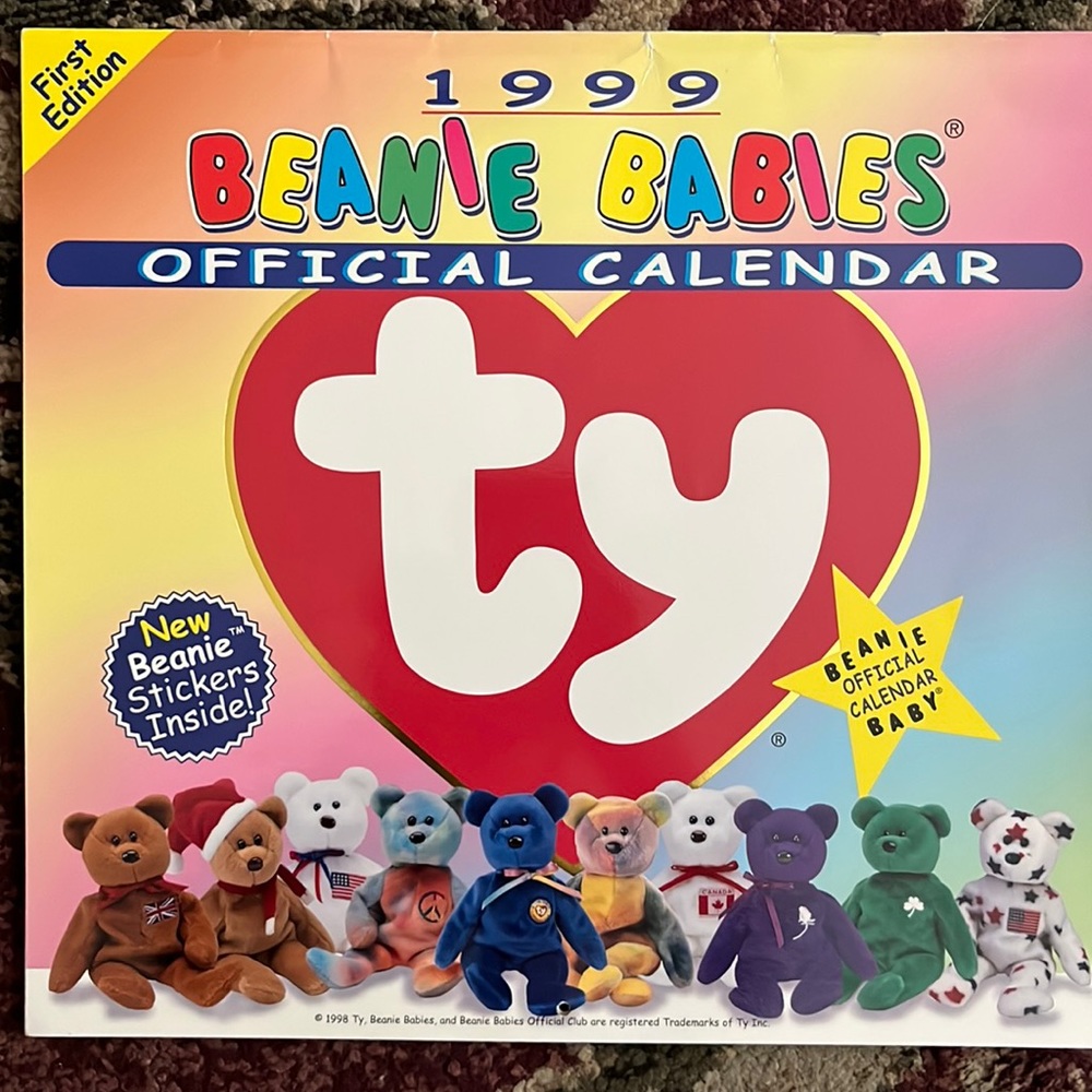 BEANIE BABIES 1999 CALENDAR